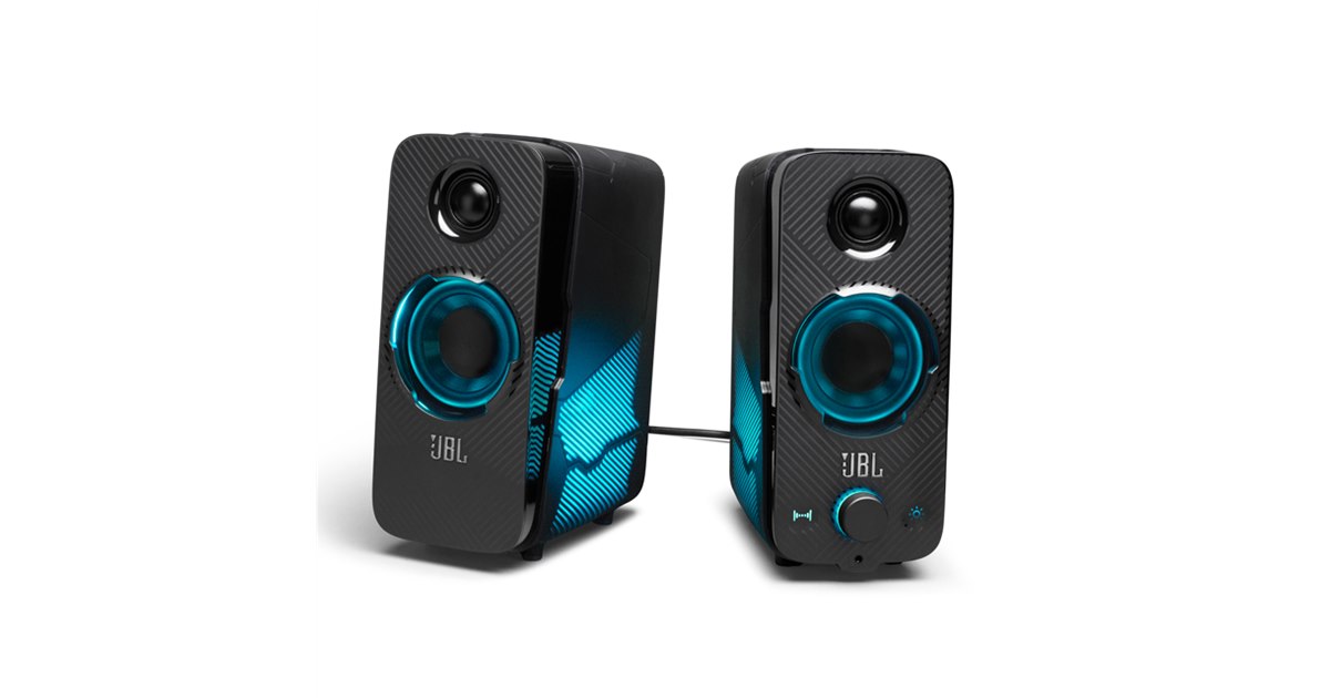 JBL QUANTUM DUO ゲーミングスピーカー JBL、RGBライティング搭載のゲーミングスピーカー「JBL Quantum