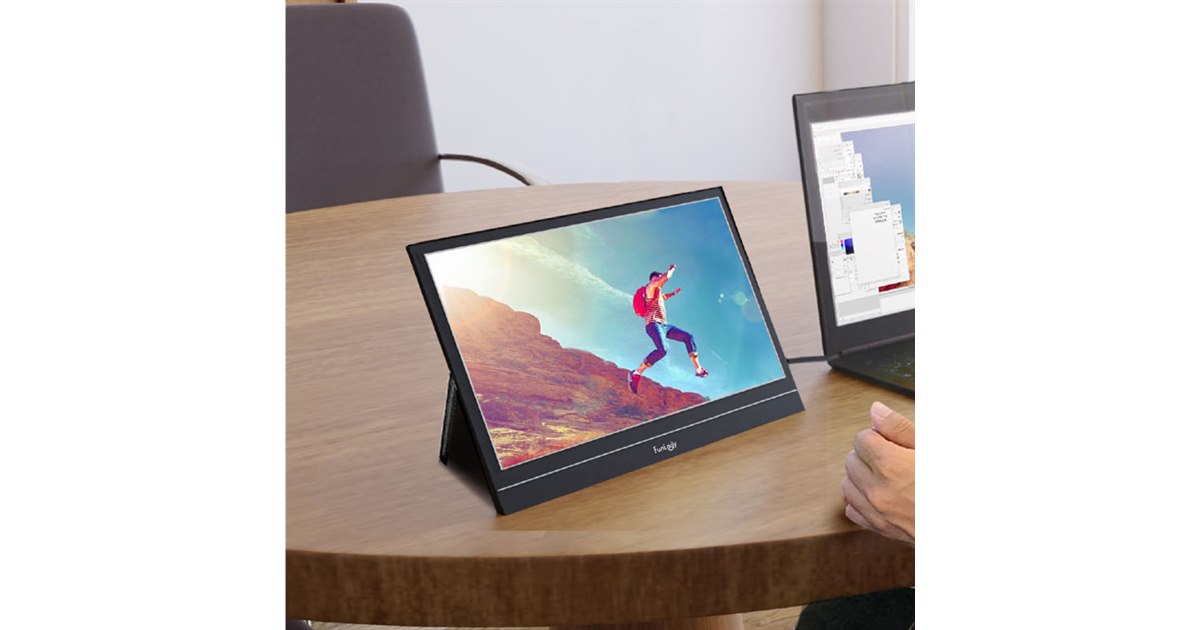 ブランド通販サイトをすべて Sandlots、最薄部5.5mmの14型モバイルモニター「FUNVISION Mobi ディスプレイ・モニター本体