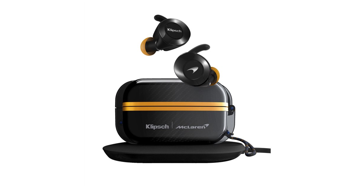 【新品未開封】McLaren/T5 Ⅱ TRUE WIRELESS SPORT Klipsch×McLarenコラボの「T5 ll TRUE WIRELESS SPORT McLaren Edition