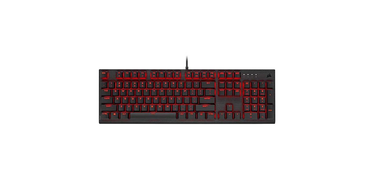 Corsair、CHERRY VIOLAスイッチを採用したメカニカルゲーミング