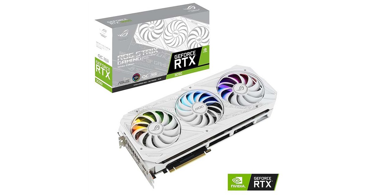 ASUS、「GeForce RTX 3090/3080」を搭載したハイエンドホワイトモデル