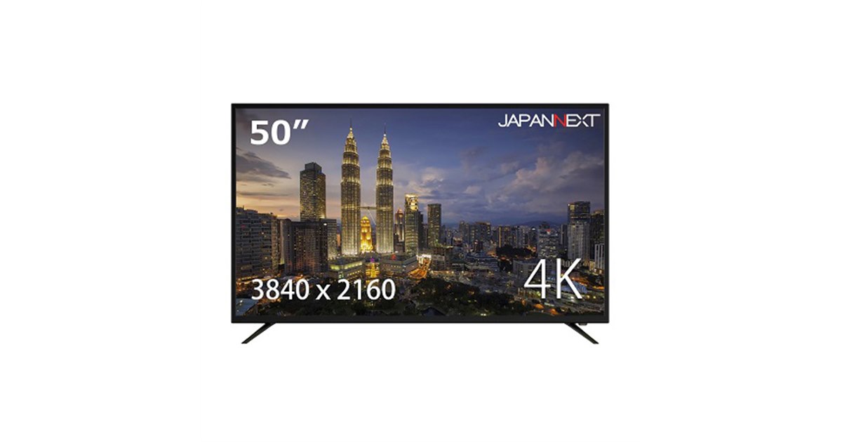 JAPANNEXT、HDR対応の50型4Kディスプレイ「JN-VT5000UHDR」 - 価格.com