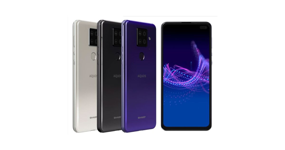 スマートフォン本体 AQUOS SENSE4 plus Amazon | SHARP SIMフリースマホ AQUOS sense4 plus パープル