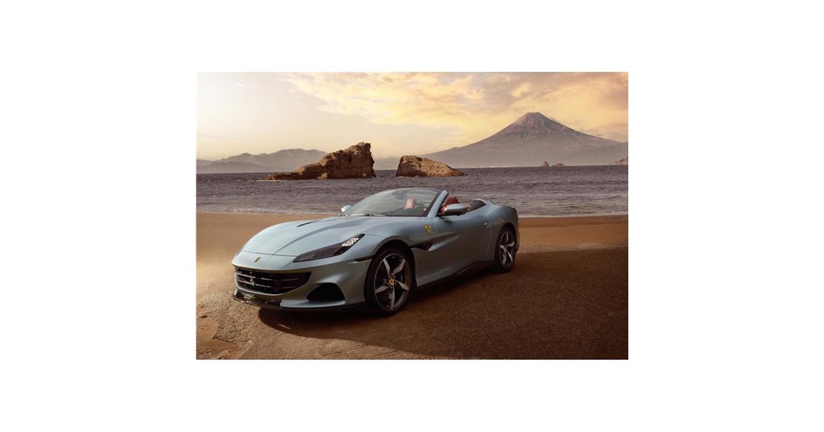 Ferrari - Ferrari フェラーリ　ポルトフィーノM ポスター Ferrari Portofino M Red High Res Wall Decor Print Photo