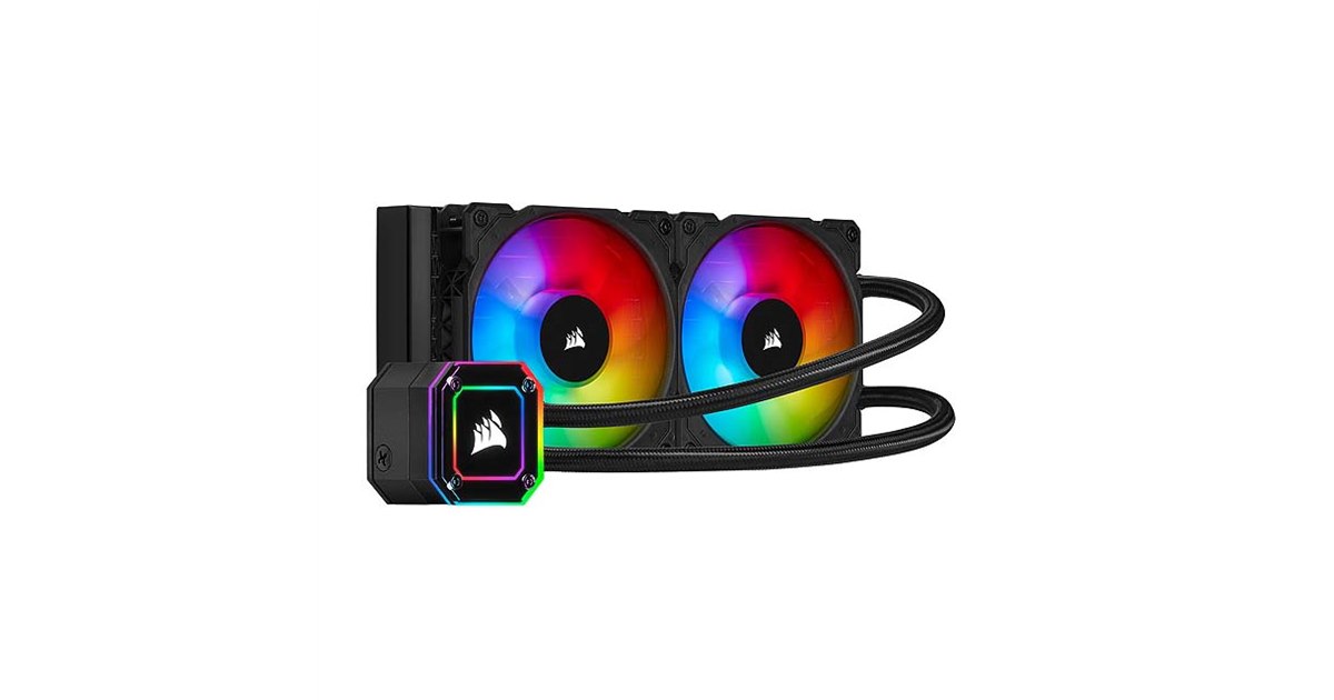 Corsair、アドレサブルRGBを採用した水冷一体型CPUクーラー「iCUE