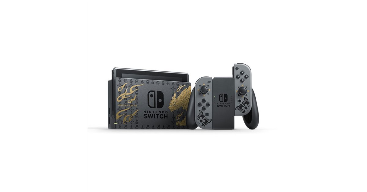 任天堂、モンスターハンターライズ特別仕様の「Nintendo Switch」を3/26発売 - 価格.com