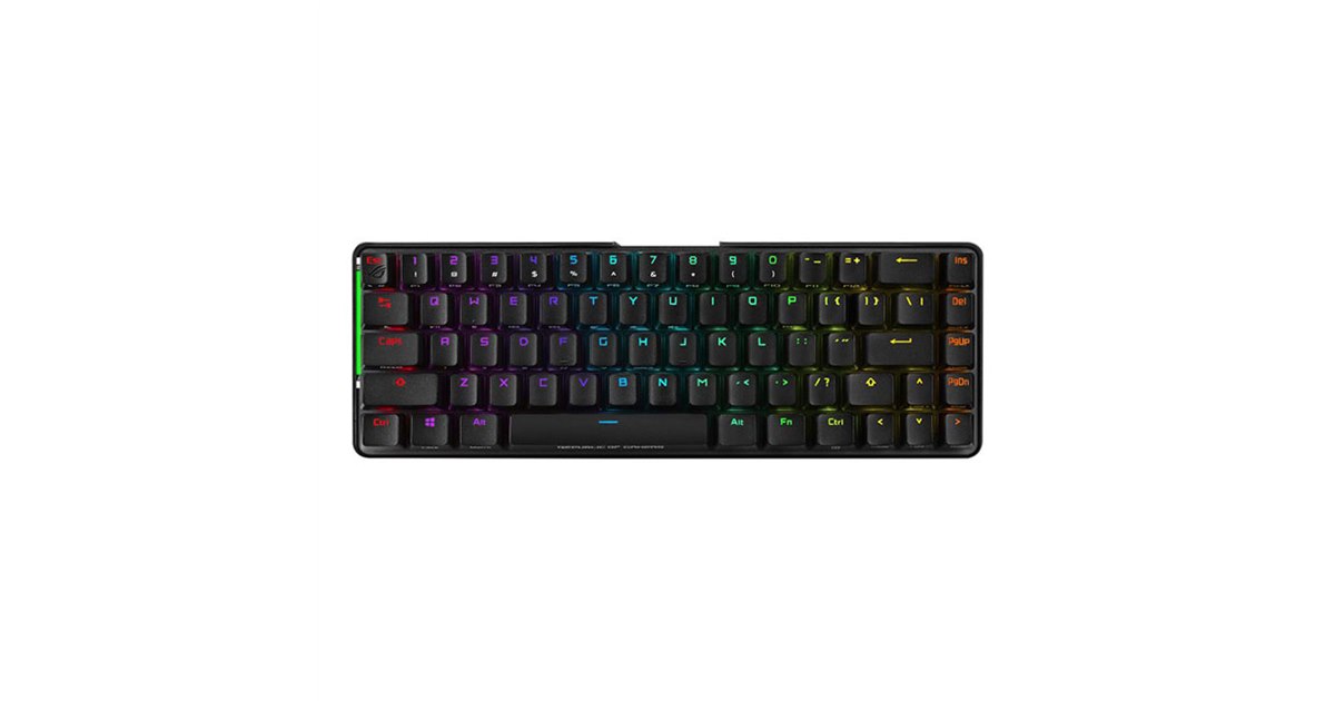 ASUS、コンパクトなゲーミングキーボード「ROG Falchion