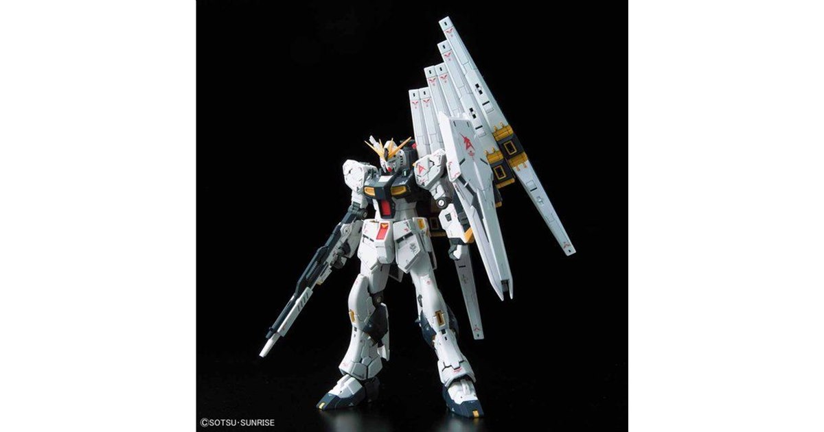 バンダイ、ガンプラ「RG 1/144 νガンダム」（4月発送分）を