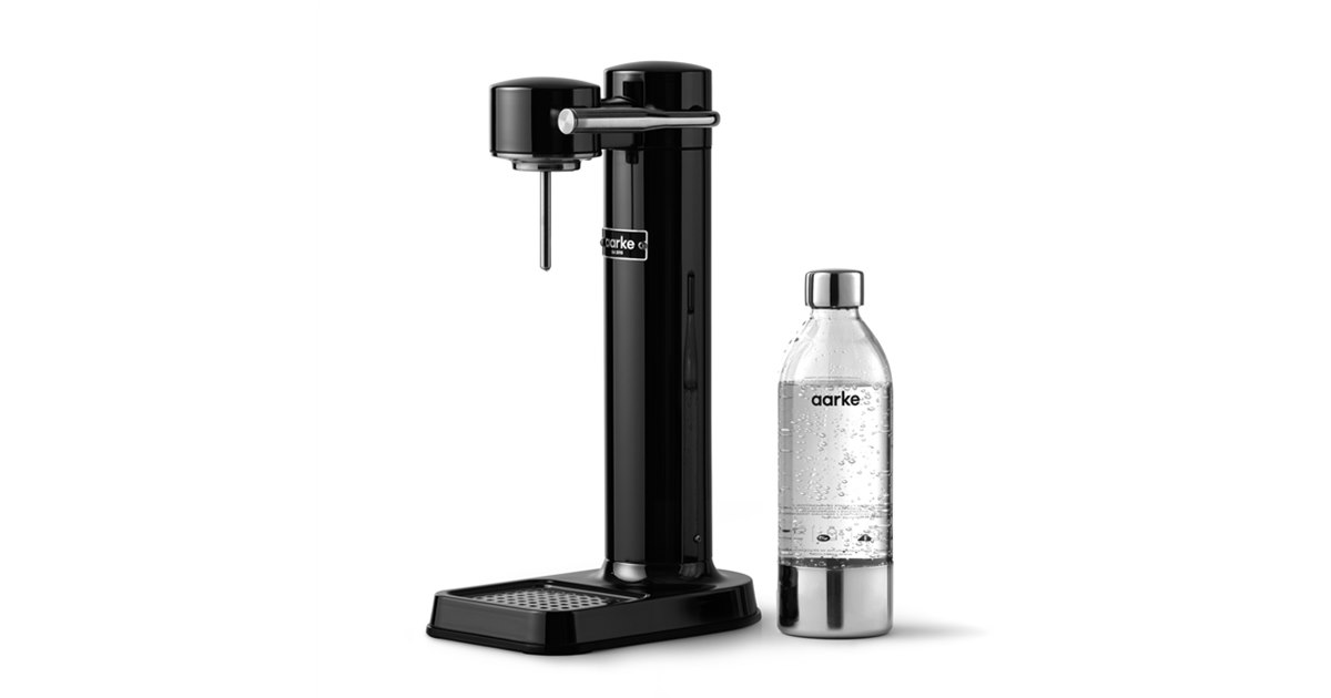 aarke CARBONATOR 3 ブラッククローム アールケ、ソーダマシン「Carbonator 3」に新色クロームブラックを限定
