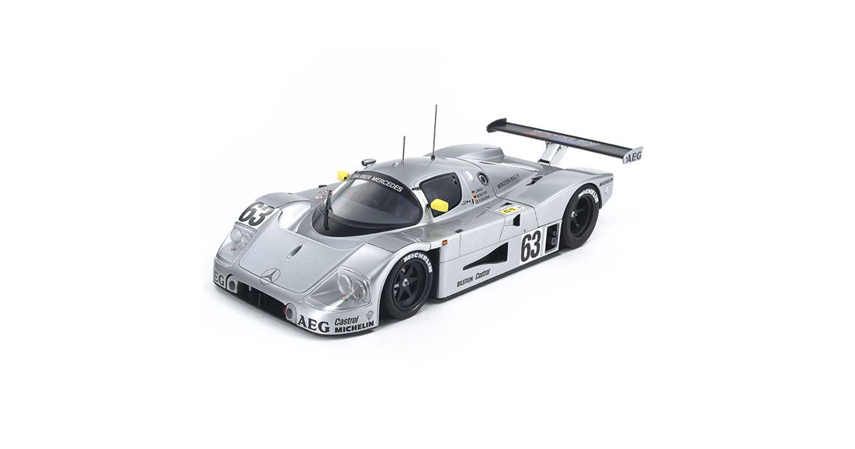 タミヤCカー★メルセデス★カスタムカーボン、サーボ、ブラシレス、スペアパーツ付き タミヤ、V8ツインターボを再現した「ザウバー メルセデス C9」1/24模型