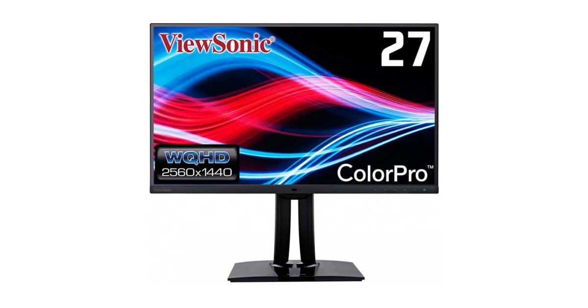 ViewSonic、Adobe RGBカバー率100％の27型液晶ディスプレイ