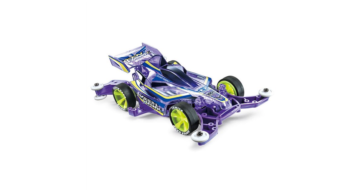 F1マシンをイメージした「キーンホークJr.」クリヤーパープル特別ミニ四駆 - 価格.com