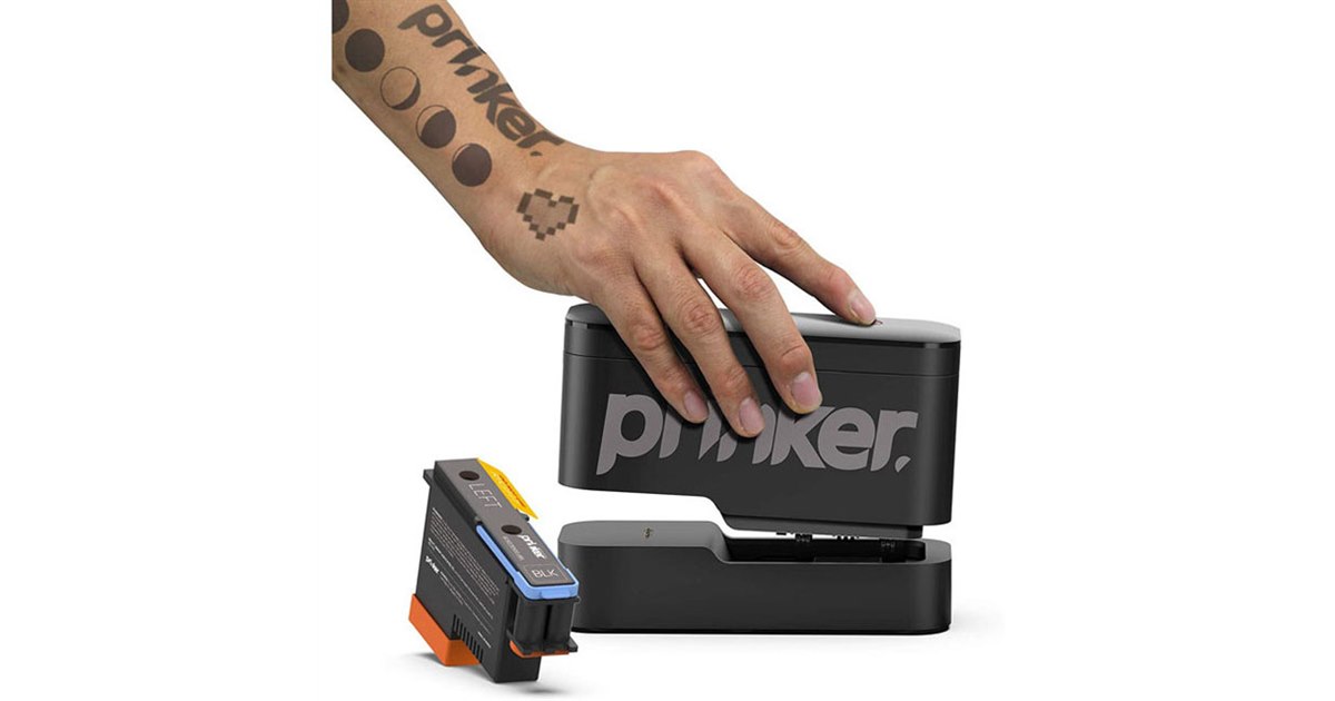 消せるカラータトゥープリンター「Prinker S」が3月18日より国内発売