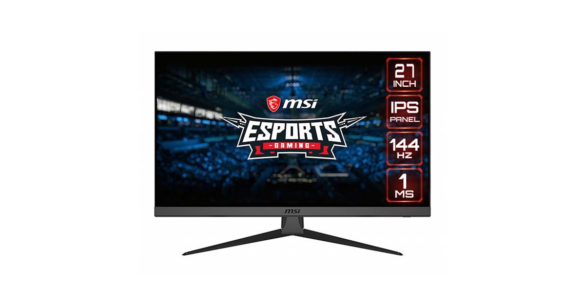 MSI、144Hz/1ms駆動に対応した27型ゲーミングディスプレイ