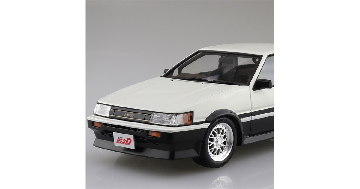 頭文字D」秋山渉の愛車「AE86レビン」を再現、専用フロントバンパー 