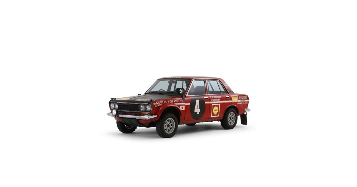 主催者テーマ展示に「ダットサン・ブルーバード1600SSS」を含む6台の