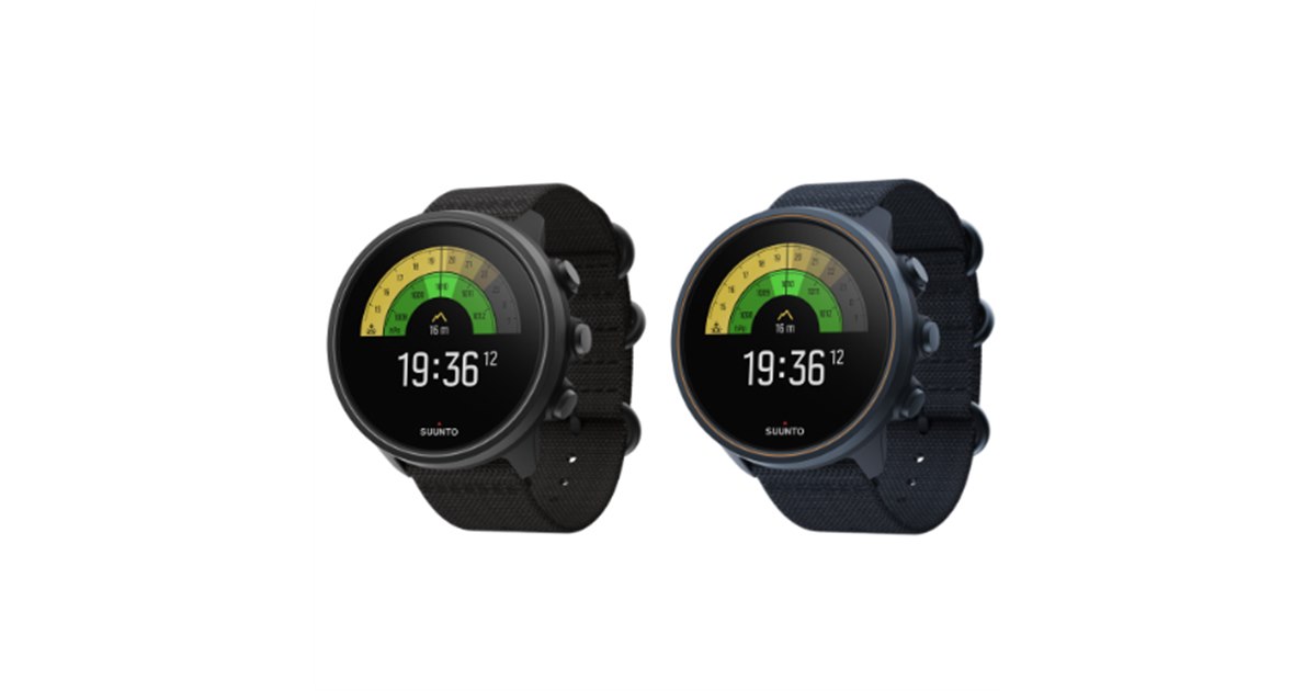 最大170時間追跡のGPSスポーツウォッチ「SUUNTO 9 BARO TITANIUM