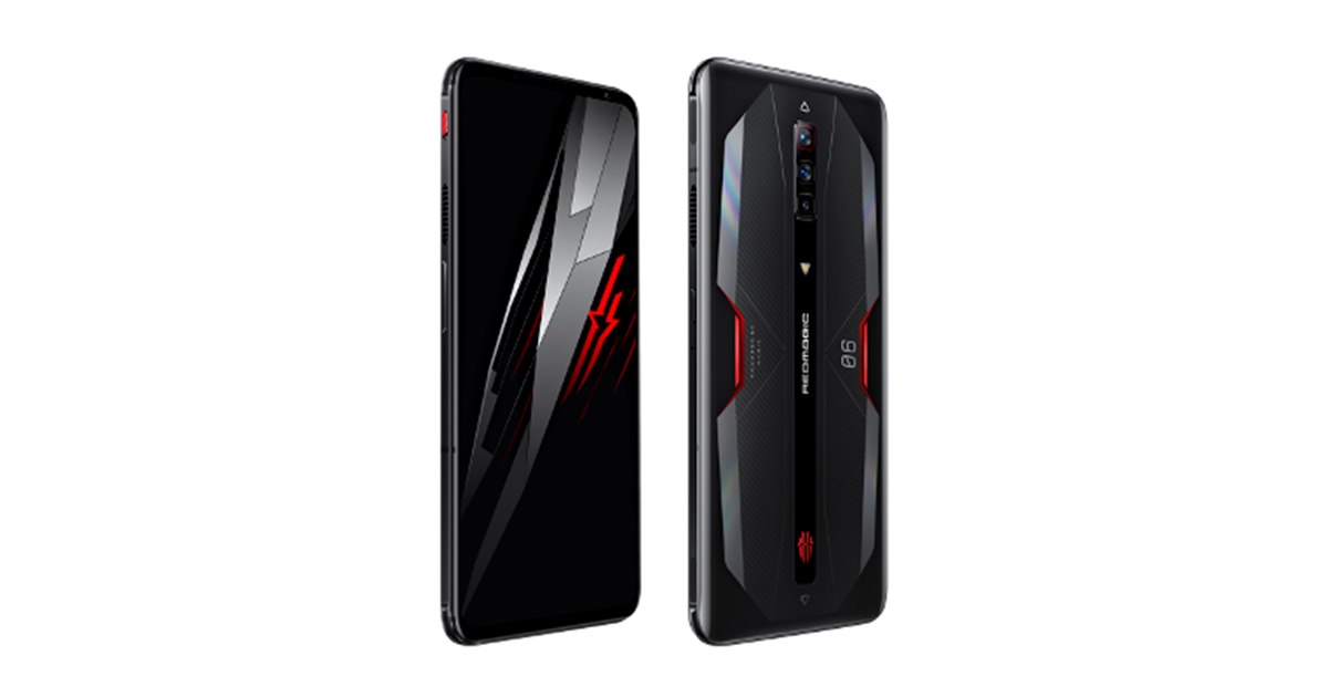 スマートフォン本体 eGreen ヌビア、165Hzリフレッシュレートの5Gゲーミングスマホ「RedMagic 6/6