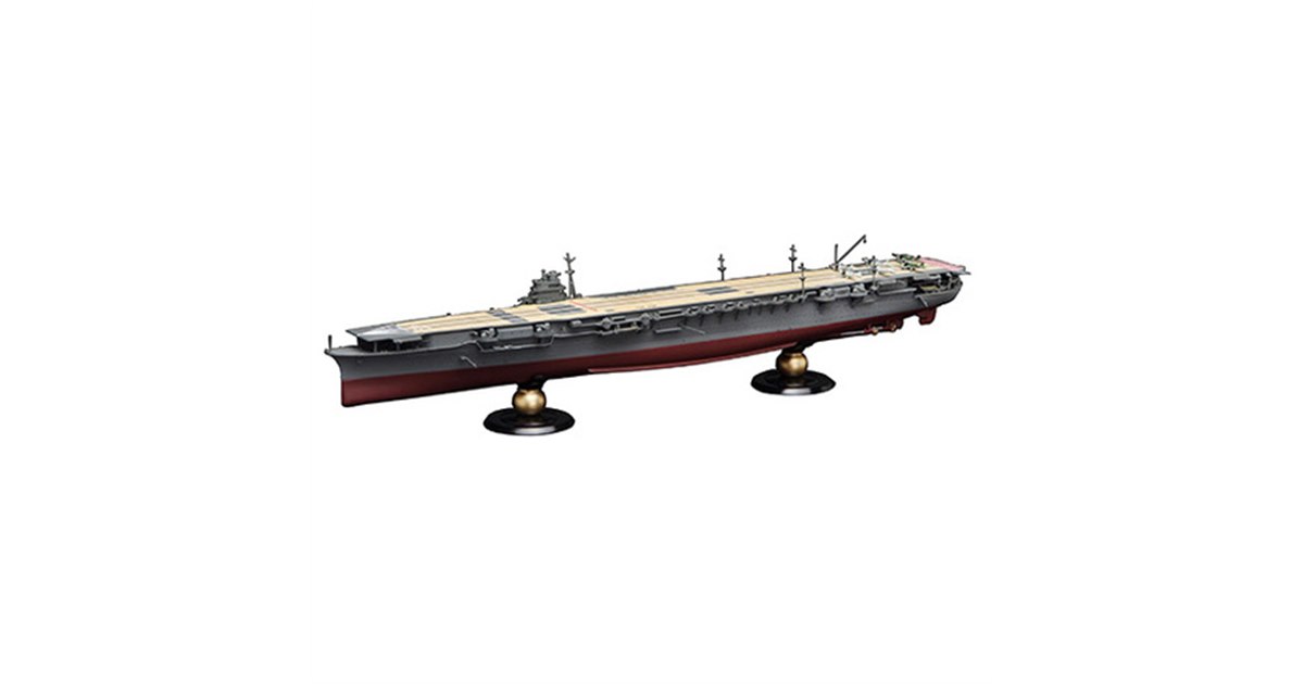 フジミ1/700、太平洋戦争開戦時の「航空母艦 翔鶴」フルハルモデル復刻