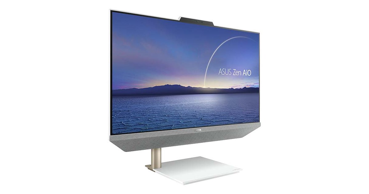 【箱あり】ASUS Zen AiO A5401W 23.8インチ FHD NTTぷらら、「Core i5-10500T」を搭載したASUS製の23.8型液晶一体型