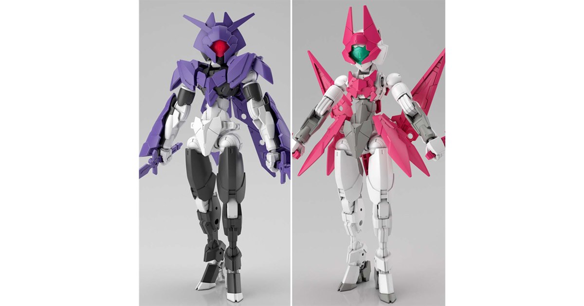 バンダイ、30MMマクシオン軍に女性型の新機体「スピナティア」2種