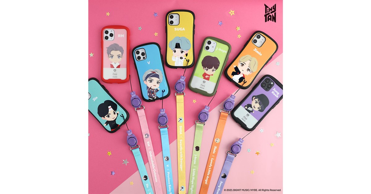 タイニータン　TinyTan ボーカルライン4種ネックストラップとQposket Hamee、BTS「TinyTAN」デザインのコラボネックストラップ全7種