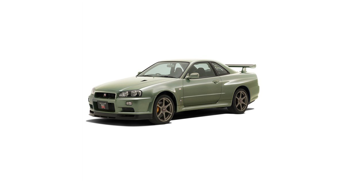 AOSHIMA、「R34スカイラインGT-R」ニュルスペック2色をスナップキット