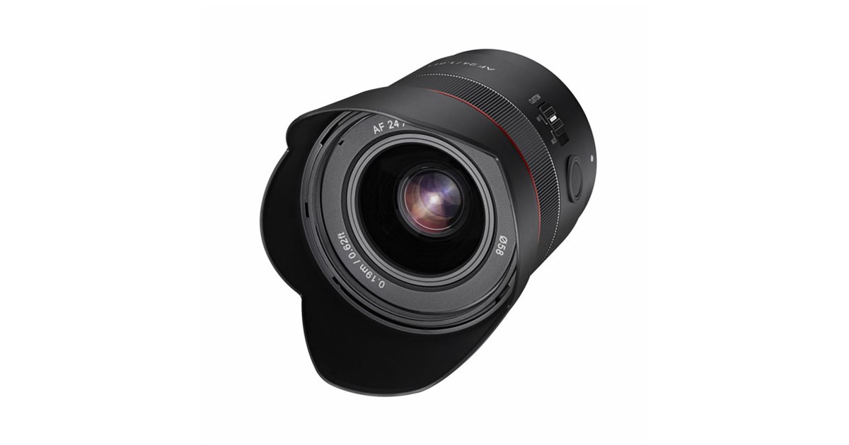 サムヤン、天体写真撮影をサポートするAFレンズ「AF 24mm F1.8 FE 
