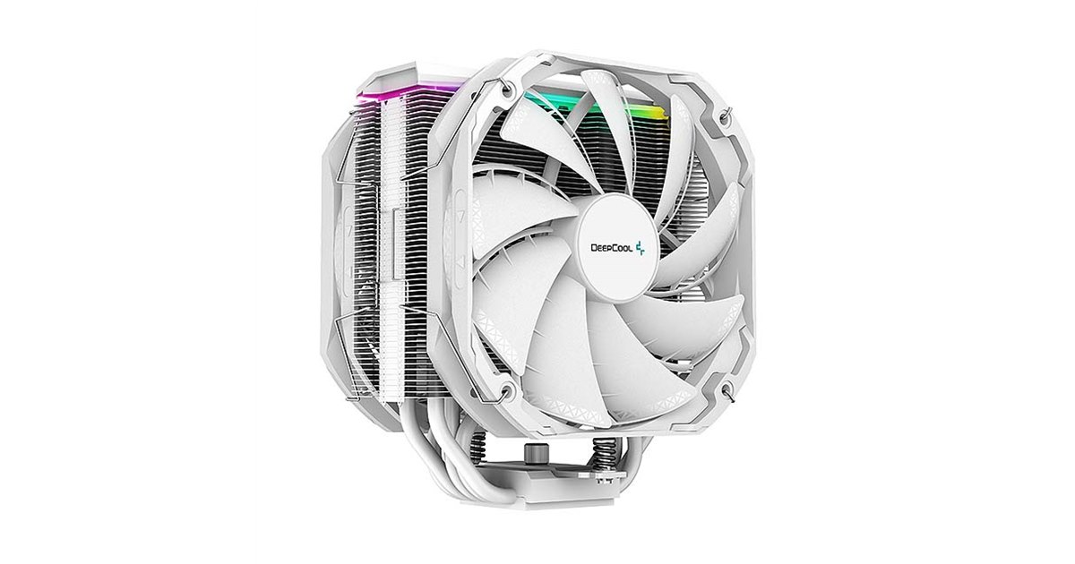Deepcool、アドレサブルRGBに対応したCPUクーラー「AS500 PLUS WH 