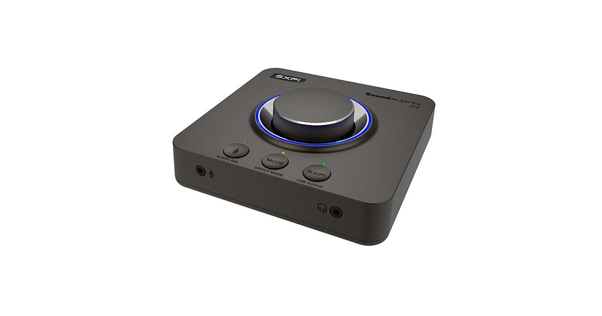 Sound Blaster X4サウンド ブラスター エックス4 Sound Blaster X4 - Super X-Fi ヘッドホンオーディオ