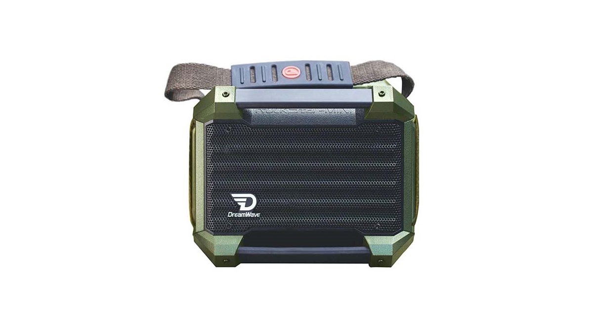 アウトドア向けのタフ設計BluetoothスピーカーRockStar Mini DreamWave、アウトドア向けのBluetoothスピーカー「ROCK STAR MINI