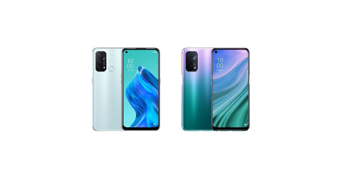 mineo、39,600円「OPPO Reno5 A」と29,040円「OPPO A54 5G」を発売