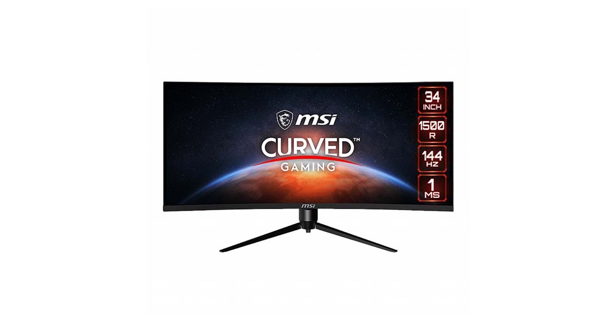 MSI、3440×1440表示対応の34型曲面ゲーミングディスプレイ