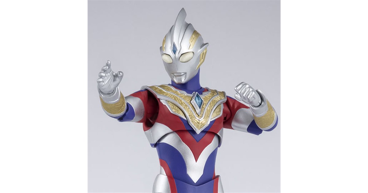 S.H.Figuartsウルトラマントリガーからアークまで 最強形態セット ウルトラマントリガー パワータイプがS.H.Figuartsでアクション