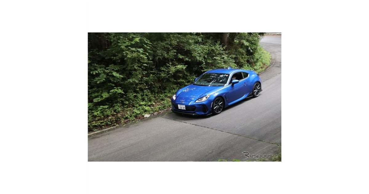スバル BRZ 新型試乗、新井大輝選手が群サイでインプレッション…自身も