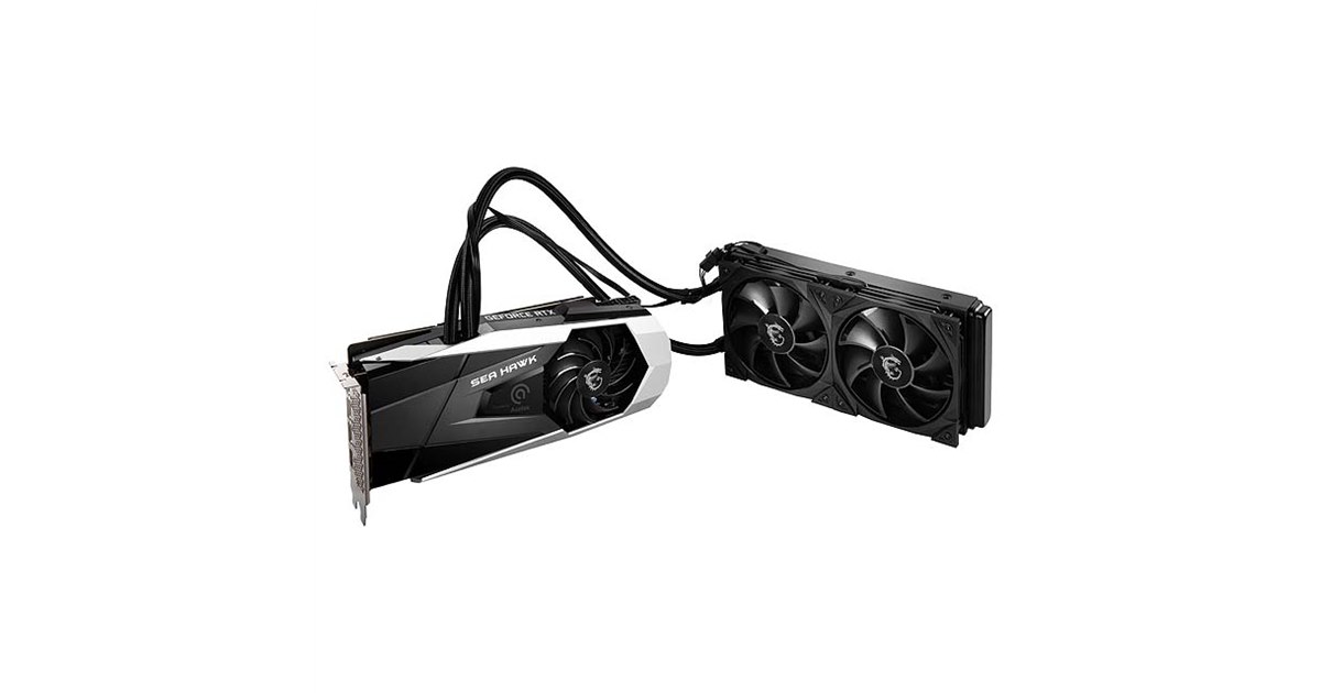 MSI、LHR版「GeForce RTX 3080」を搭載した水冷ビデオカード