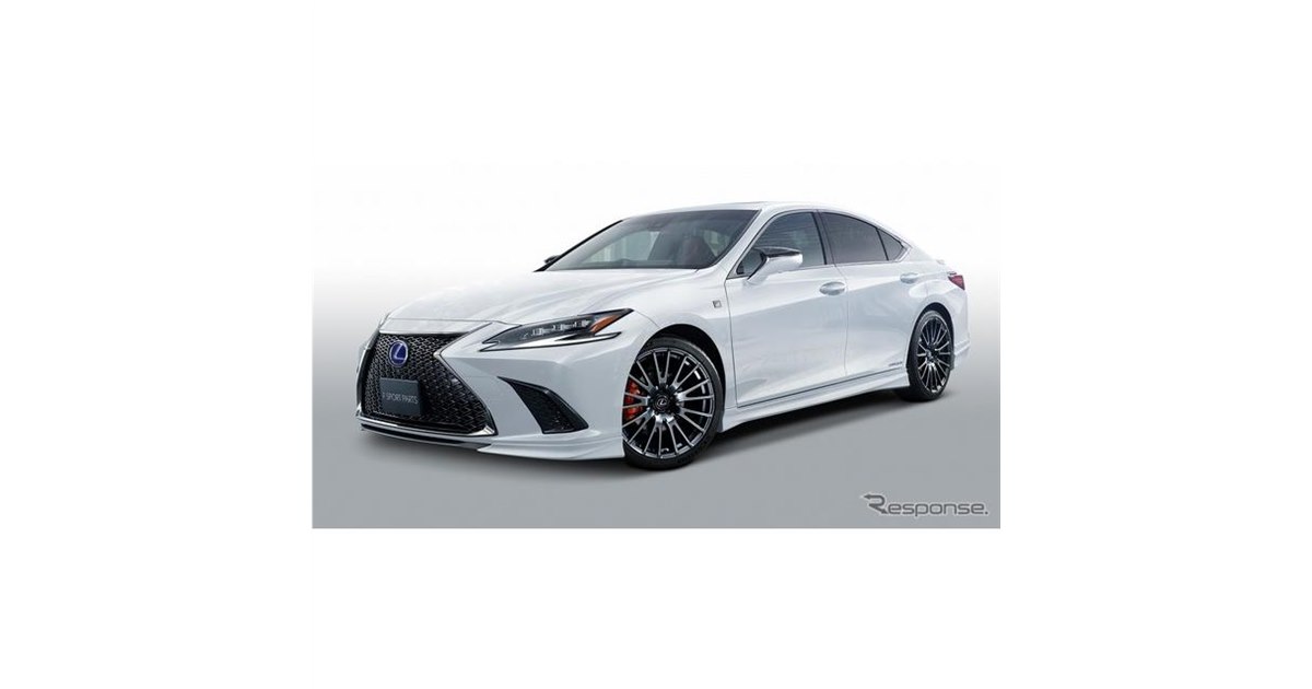 レクサス ES TRD フロントスポイラー 一部ガリ傷あり カラー085 LEXUS(レクサス) ES F SPORT PARTS(TRD)| TRD