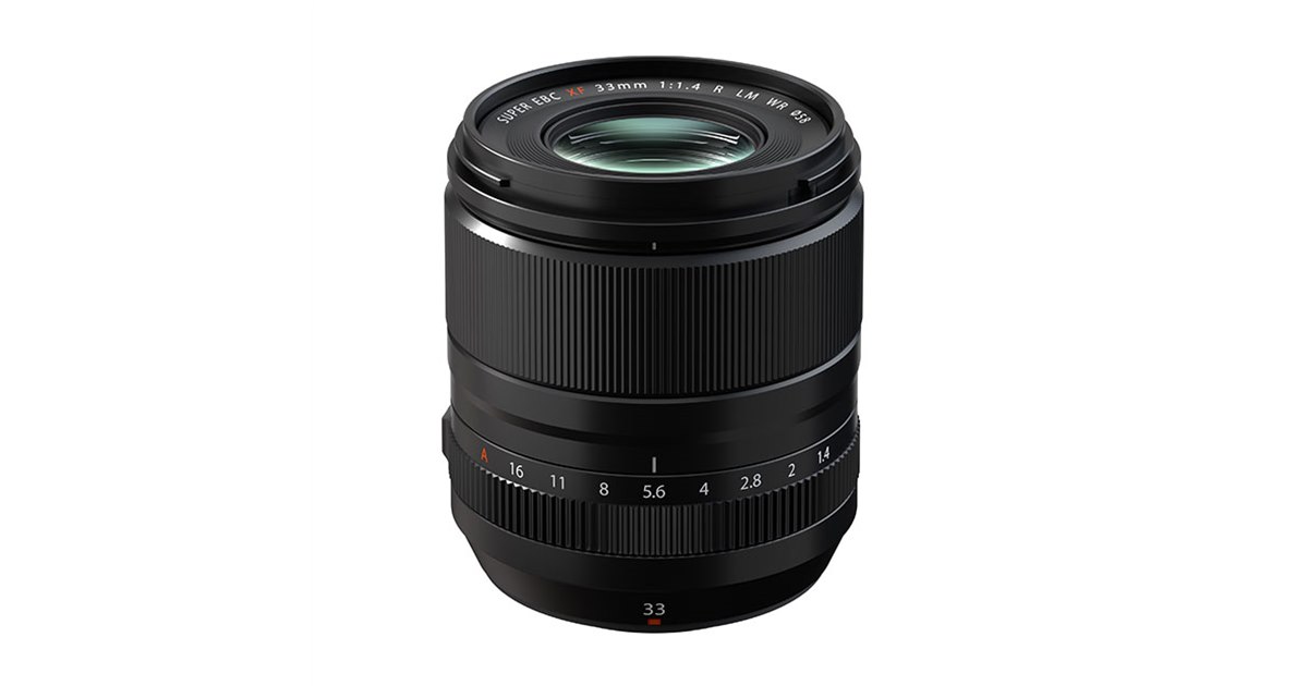 【美品】富士フイルム　XF33mmF1.4RLM WR 単焦点 富士フイルム、大口径標準単焦点レンズ「XF33mmF1.4 R LM WR」を