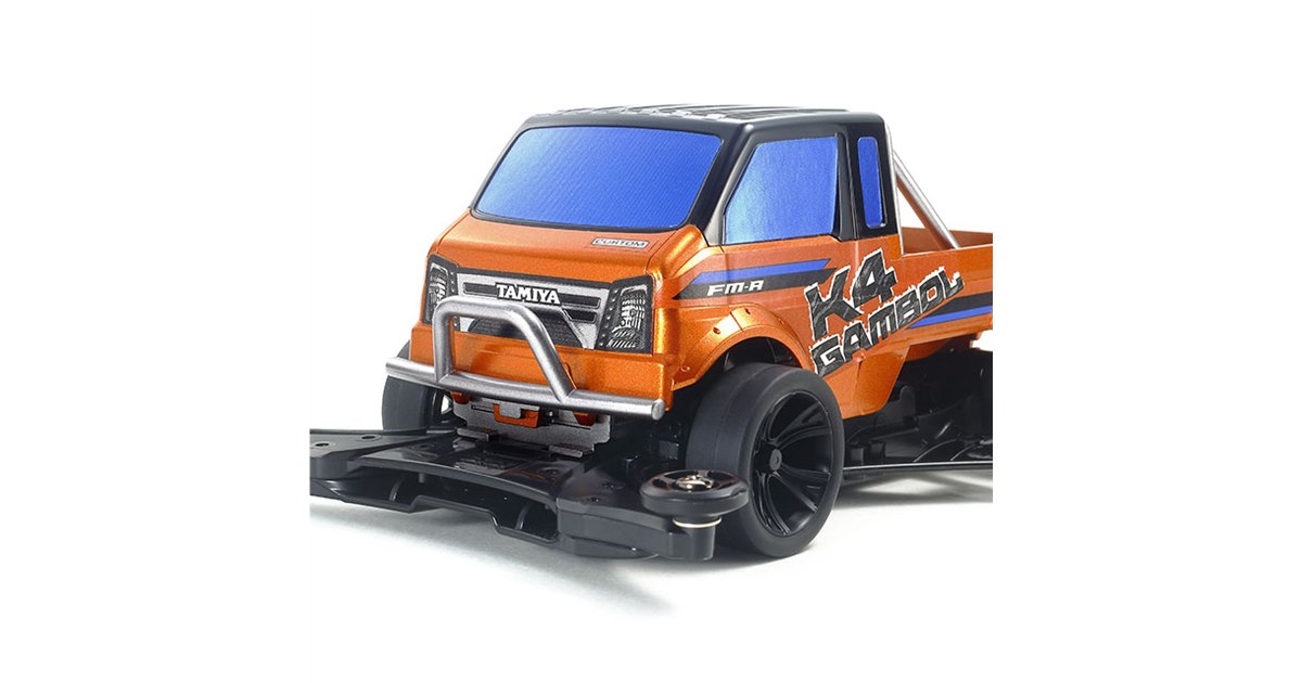 ミニ四駆　K4ギャンボー カスタム　完成品 タミヤ、カスタム軽トラックをモチーフにしたミニ四駆「K4
