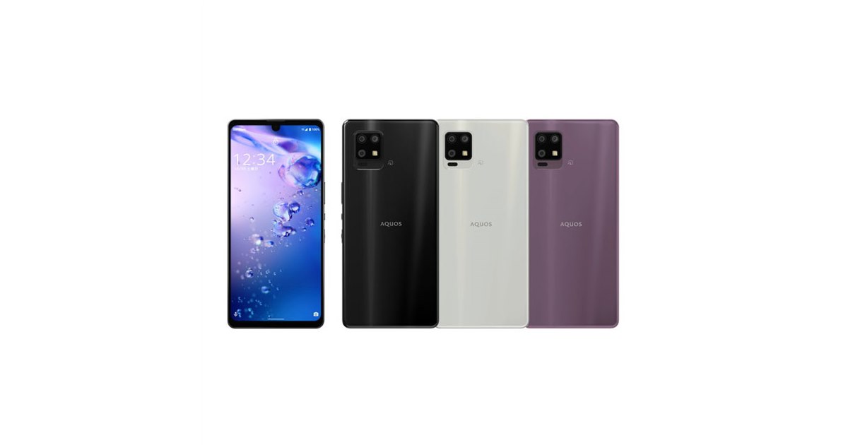 シャープ、重さ約146gの軽量ボディを採用した5Gスマホ「AQUOS シャープ、重さ約146gの軽量ボディを採用した5Gスマホ「AQUOS
