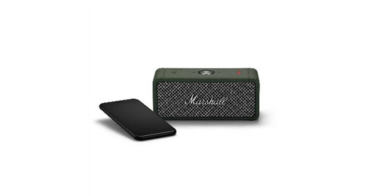 Marshall、360度サウンドのポータブルスピーカー「Emberton」に