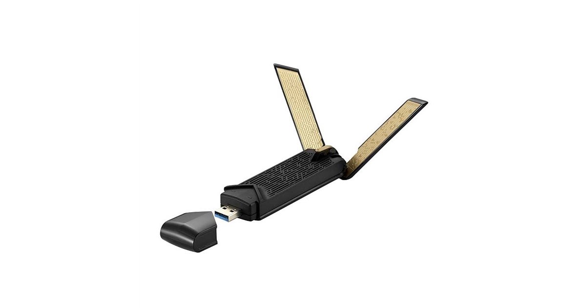 ASUS、Wi-Fi 6対応のUSB無線LAN子機「USB-AX56」を本日10/22発売