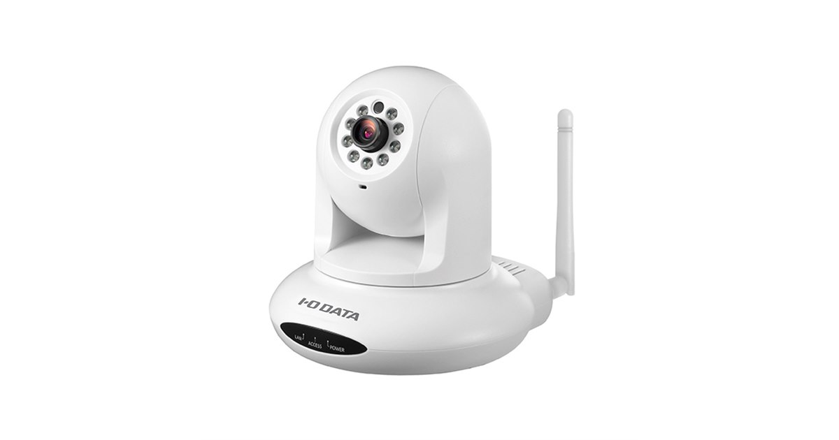 新品 アイ・オー・データ ネットワークカメラ TS-NS310W アイ・オー、首振り機能を備えた屋内用ネットワークカメラ「TS-NS310W