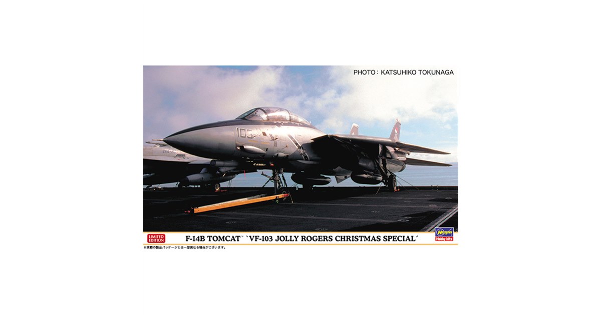 ハセガワ、“ジョリーロジャース”クリスマス特別仕様「F-14B」1 ハセガワ、“ジョリーロジャース”クリスマス特別仕様「F-14B」1