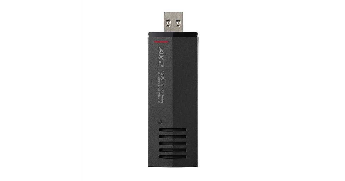 バッファロー、Wi-Fi 6対応のUSB無線LANアダプター「WI-U3