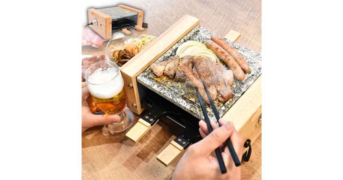 ひとり焼肉”を天然石焼きプレートで味わえる「俺の石焼きプレート