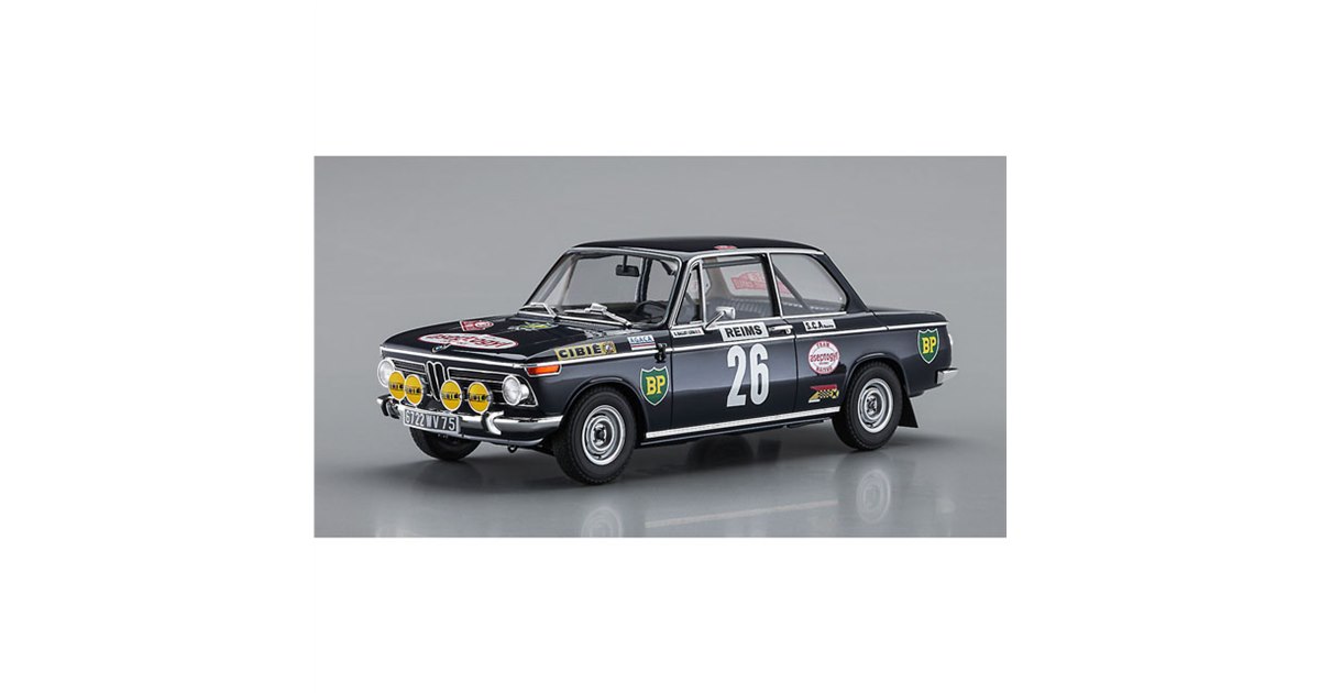 ハセガワ、1/24模型「BMW 2002 ti “1971 モンテカルロ ラリー”」を本日