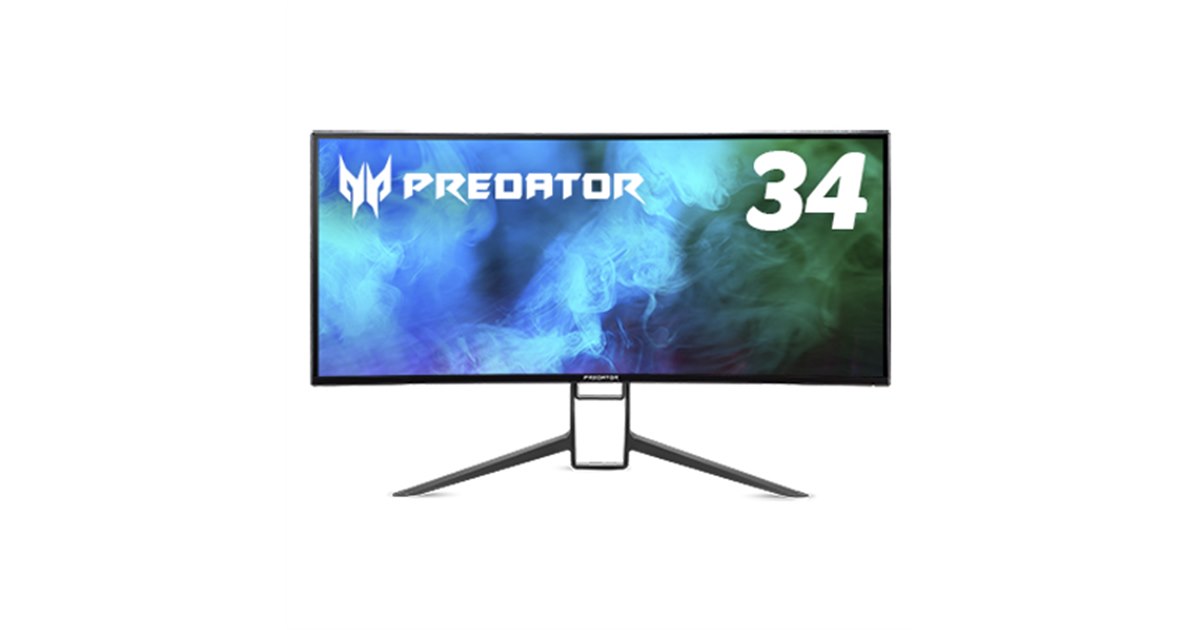 エイサー、180Hz駆動の34型湾曲ゲーミング液晶「X34Sbmiiiphzx」本日12
