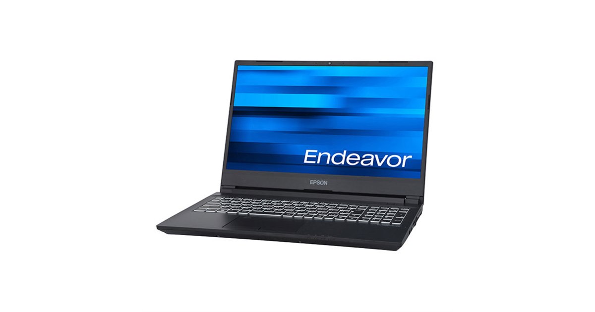 エプソン、「GeForce RTX 3060」を搭載した15.6型ノートPC「Endeavor 