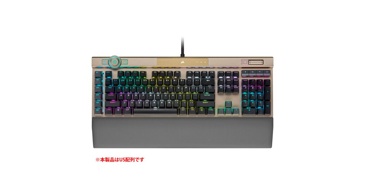 Corsair、“1.5億回保証”をうたう超高耐久ゲーミングキーボード